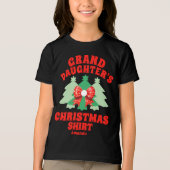 Gepersonaliseerde kleindochter's kerst Shirt (Voorkant)