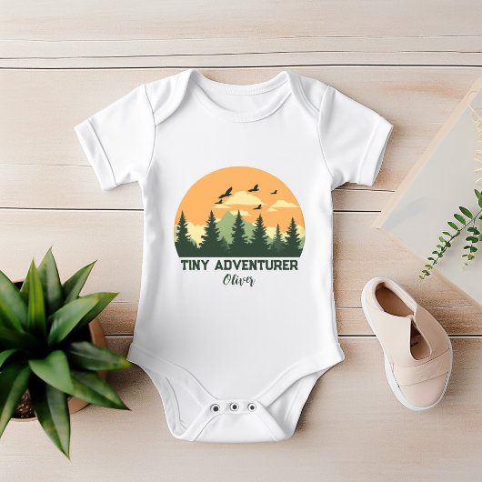 Gepersonaliseerde kleine avonturier romper