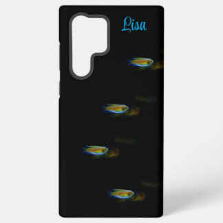 Gepersonaliseerde Kleine Regenboogvis Samsung Hoes Galaxy Hoesje
