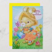 Gepersonaliseerde kleinzonen Paas Kaart (Voorkant / Achterkant)