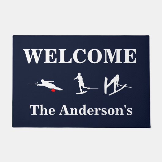 Gepersonaliseerde klepmat voor waterkieming deurmat (Voorkant)