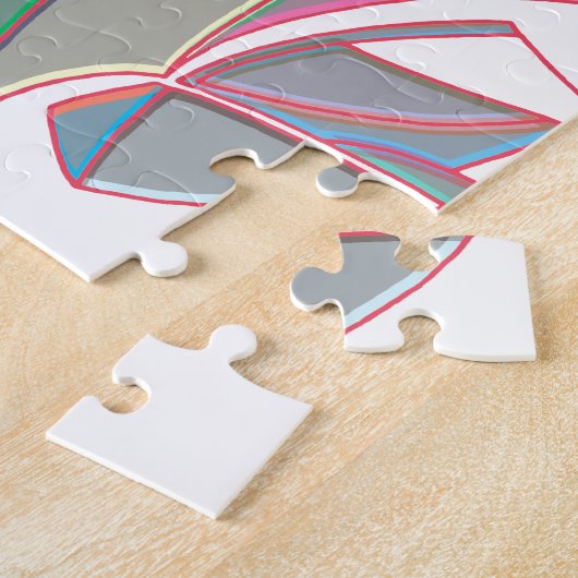 Gepersonaliseerde kleur legpuzzel (Zijkant)