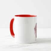 Gepersonaliseerde kleur mok (Voorkant links)