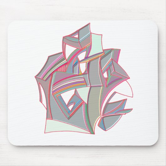 Gepersonaliseerde kleur muismat (Voorkant)