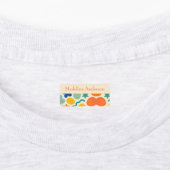 Gepersonaliseerde kleur splash Abstracte Kinderen Labels (Aangebracht)