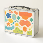 Gepersonaliseerde Kleur Splash Abstracte Metalen L (Achterkant)