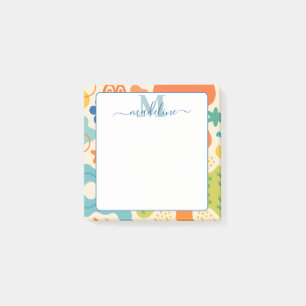 Gepersonaliseerde kleur Splash Abstracte Post-it® Notes