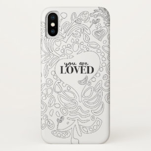 Gepersonaliseerde kleurplaat geïnspireerd - je ben iPhone x hoesje