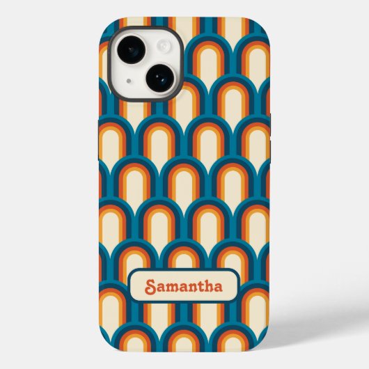 Gepersonaliseerde kleurrijke boog regenboog patroo Case-Mate iPhone case (Achterkant)