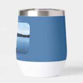 Gepersonaliseerde kleurrijke bootdecoratie ponton  (Achterkant)