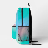 Gepersonaliseerde  kleurrijke moderne Girly Rainbo Bedrukte Rugzak (Rechts)