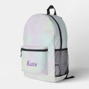 Gepersonaliseerde kleurrijke moderne Girly Rainbo Bedrukte Rugzak