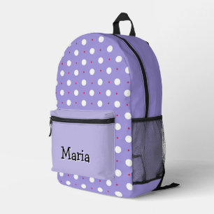 Gepersonaliseerde kleurrijke moderne Girly Rainbo Bedrukte Rugzak