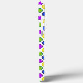 Gepersonaliseerde Kleurrijke Regenboog Polka Dots Case-Mate iPhone Case (Achterkant / Links)