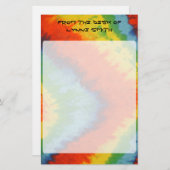 Gepersonaliseerde kleurstofkleurstof Briefpapier (Voorkant / Achterkant)