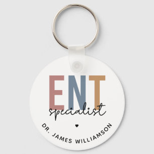 Gepersonaliseerde KNO-arts KNO-specialist Sleutelhanger