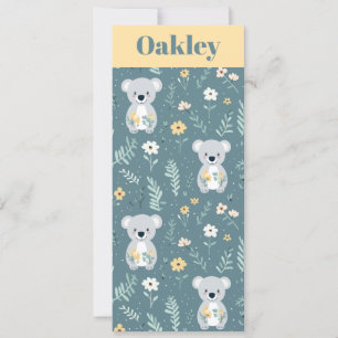Gepersonaliseerde Koala Beren Bladwijzer