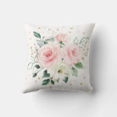 Gepersonaliseerde Koala Floral Kussen (Achterkant)