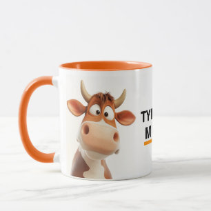 Gepersonaliseerde Koe met naam Mok