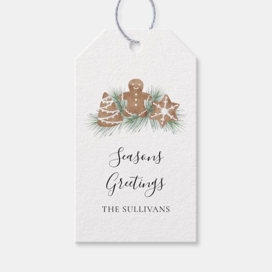 Gepersonaliseerde koekjes en koekjes cadeaulabel (Voorkant)