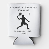 Gepersonaliseerde Koelbox | Bachelor Pickleball Ga Blikjeskoeler (Voorkant)