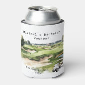 Gepersonaliseerde Koelbox | Golf vrijgezellenfeest Blikjeskoeler (Blikje Voorkant)