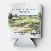 Gepersonaliseerde Koelbox | Golf vrijgezellenfeest Blikjeskoeler (Voorkant)