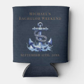Gepersonaliseerde Koelbox | Nautical Bachelor Part Blikjeskoeler (Voorkant)