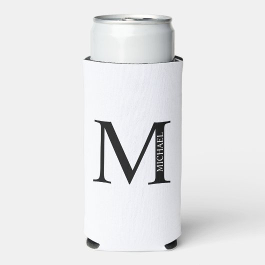 Gepersonaliseerde Koelbox van het Monogram en van (Seltzer Voorkant)