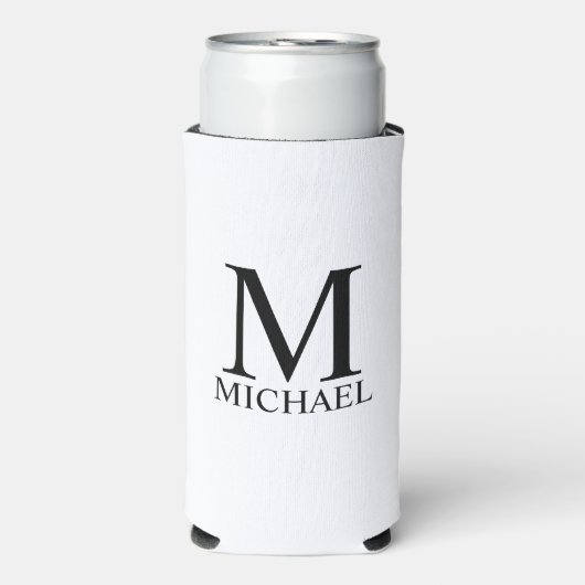 Gepersonaliseerde Koelbox van het Monogram en van (Seltzer Voorkant)