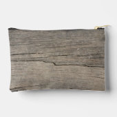 Gepersonaliseerde koele rustieke houten textuur etui (Achterkant)