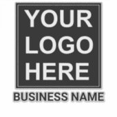 Gepersonaliseerde koffer Logo & naam | waterdicht Sticker (Voorkant)