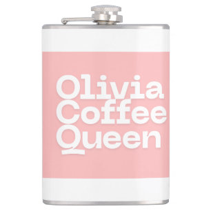 Gepersonaliseerde Koffie Mok – Custom Name Gift vo Heupfles