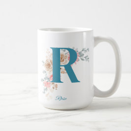 Gepersonaliseerde koffie Mok letter R