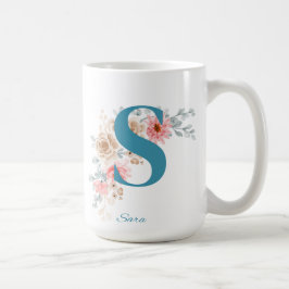 Gepersonaliseerde koffie Mok letter S