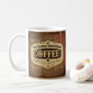 Gepersonaliseerde koffie Mok – vers gebrouwen w