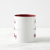 Gepersonaliseerde koffie-wijn mok (Midden)