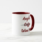 Gepersonaliseerde koffie-wijn mok (Voorkant rechts)