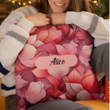 Gepersonaliseerde koninklijke, moderne rode bloem