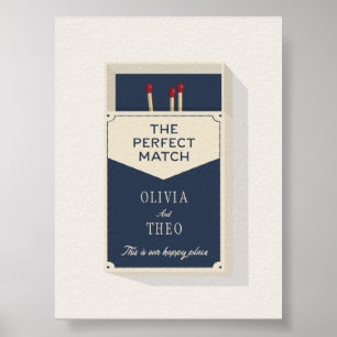 Gepersonaliseerde koppels De perfecte match lucife Poster