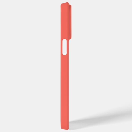 Gepersonaliseerde koraal effen kleur Case-Mate iPhone case (Achterkant / Rechts)