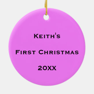 Gepersonaliseerde Kosmische Bubbelstroom Keramisch Ornament