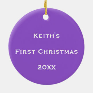 Gepersonaliseerde kosmische bubbelstroom keramisch ornament