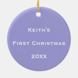 Gepersonaliseerde Kosmische Bubbelstroom Keramisch Ornament