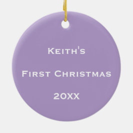 Gepersonaliseerde Kosmische Bubbelstroom Keramisch Ornament