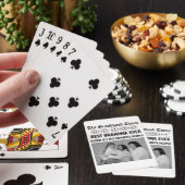 gepersonaliseerde krant | Beste oma cadeau Pokerkaarten (Insitu)