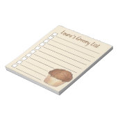 Gepersonaliseerde kruidenlijst notitieblok (Gedraaid)