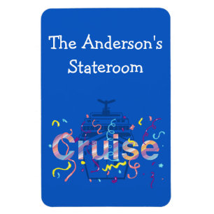 Gepersonaliseerde kruising Stateroom Magnet Magneet