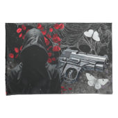 Gepersonaliseerde kussen Hoesjes achtervolgen Adel Kussensloop (Voorkant-Rechts)