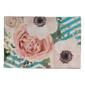 Gepersonaliseerde kussen Hoesjes Geometrisch Roos Kussensloop (Achterkant-Links)